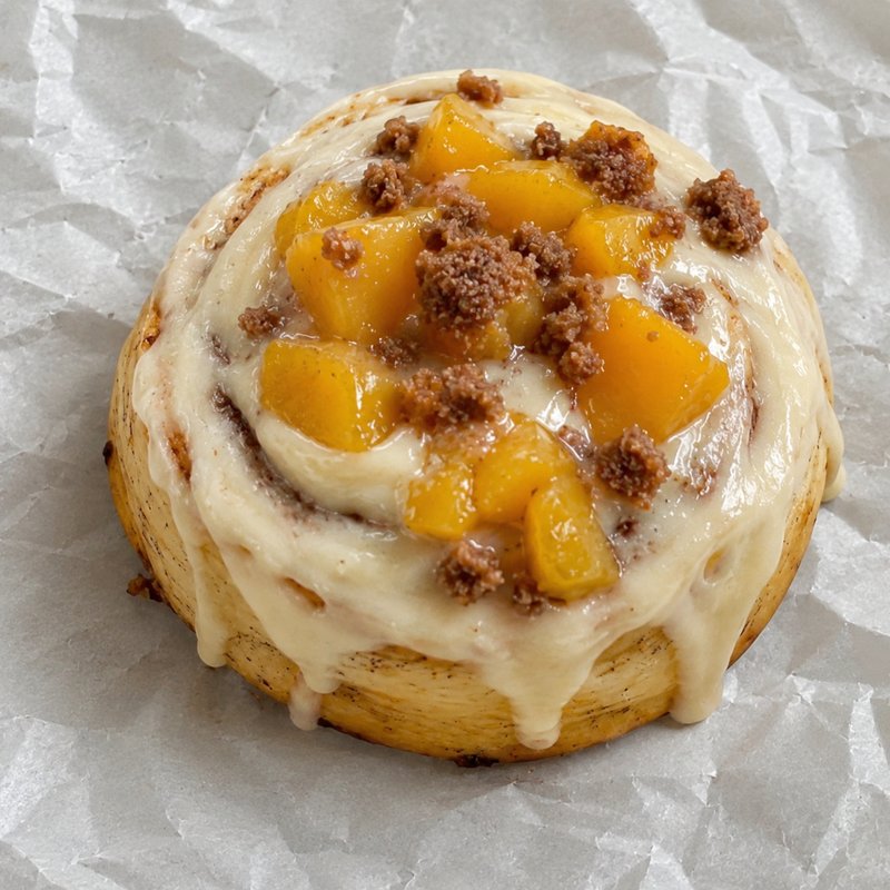 Peach Cobbler Roll