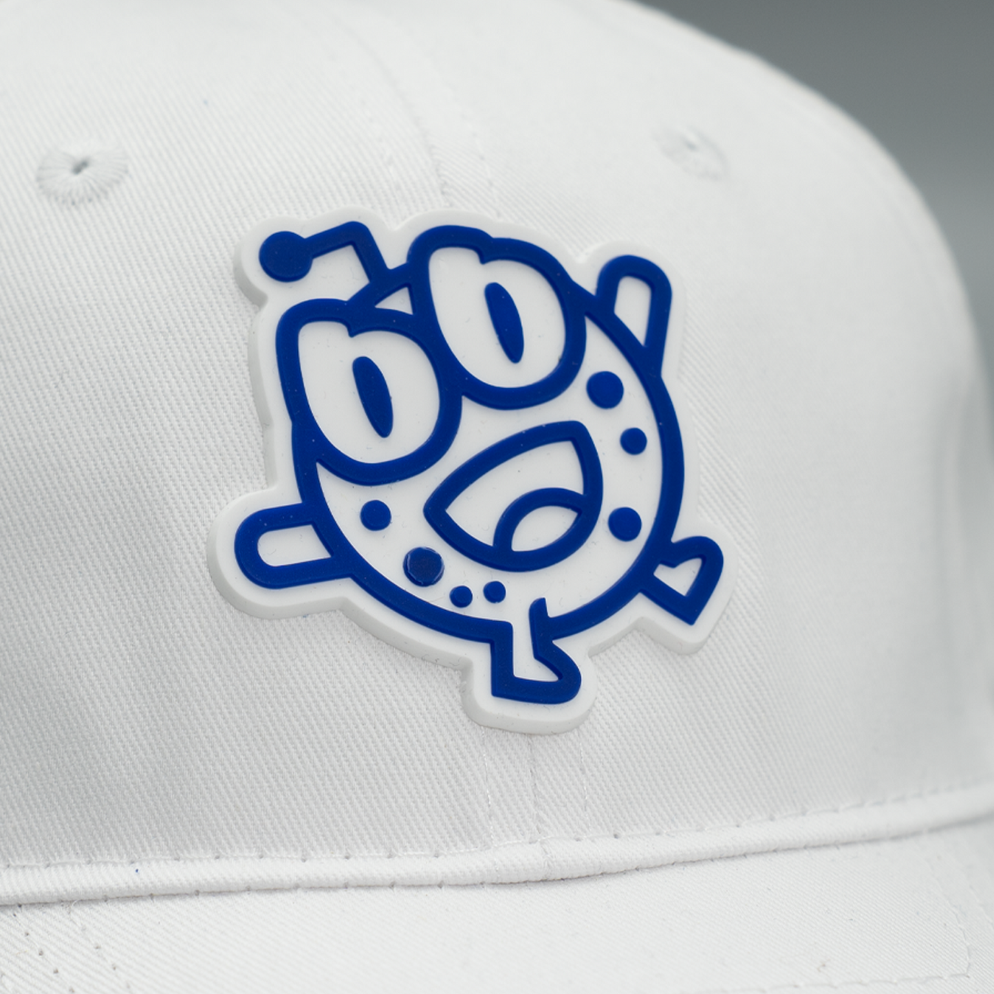 Krokem Cookies Cosmic WHITE Cap (Low Profile) – Rubber Patch KRODY