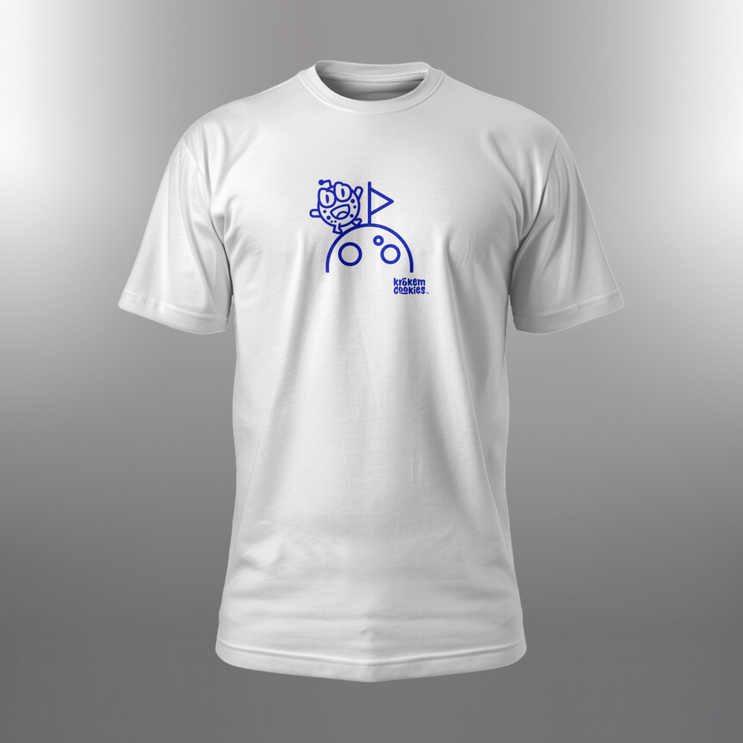 Krokem Cookies WHITE Cosmic Modern T-shirt – PLANET Limited Edition