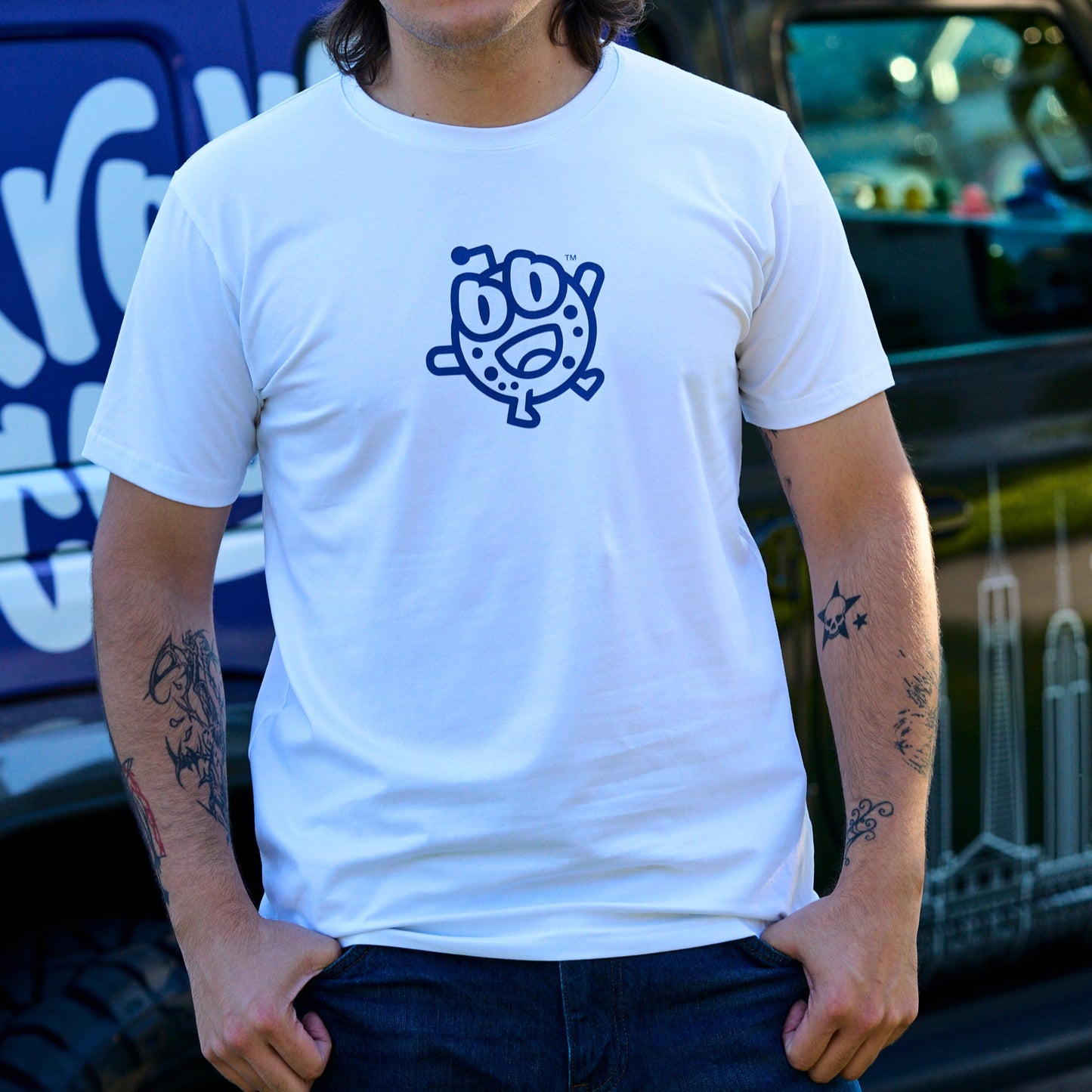 Krokem Cookies WHITE Cosmic Modern T-shirt – KRODY Limited Edition