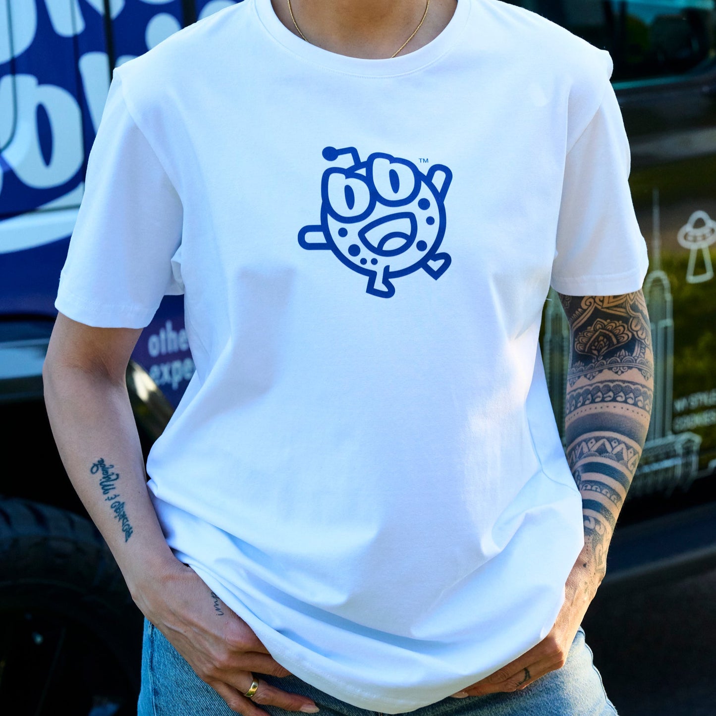 Krokem Cookies WHITE Cosmic Modern T-shirt – KRODY Limited Edition