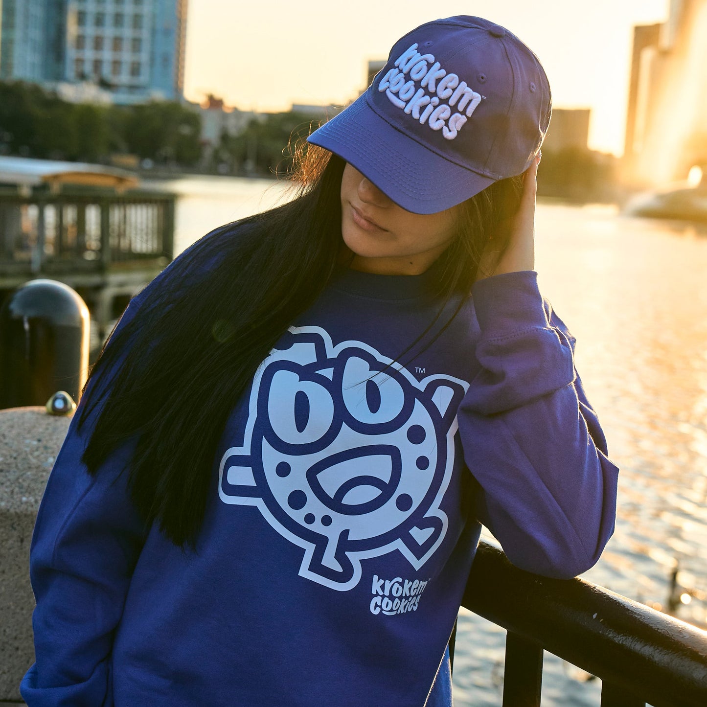 Krokem Cookies Cosmic BLUE Cap (Low Profile) – 3D Embroidery LOGOTYPE