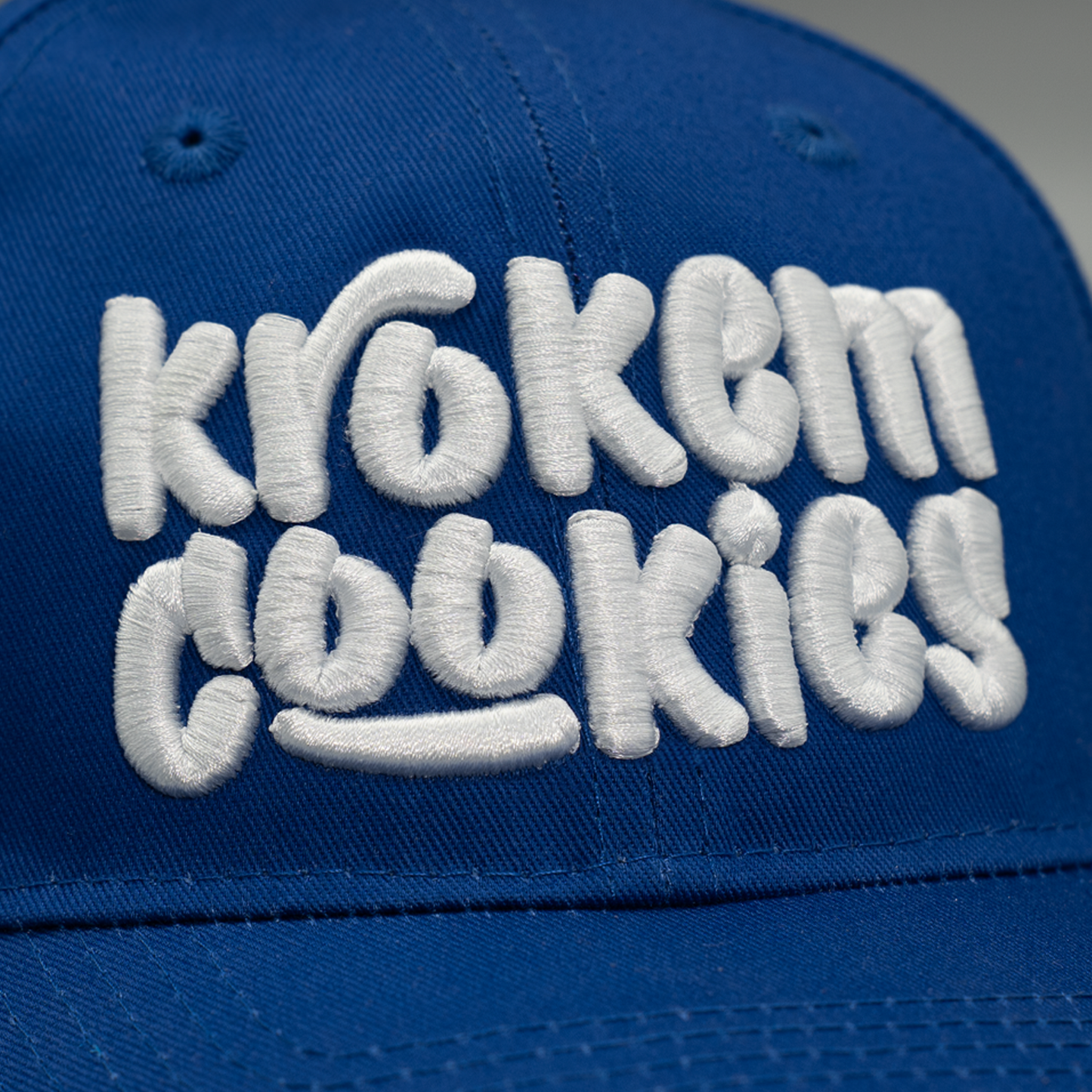 Krokem Cookies Cosmic BLUE Cap (Low Profile) – 3D Embroidery LOGOTYPE