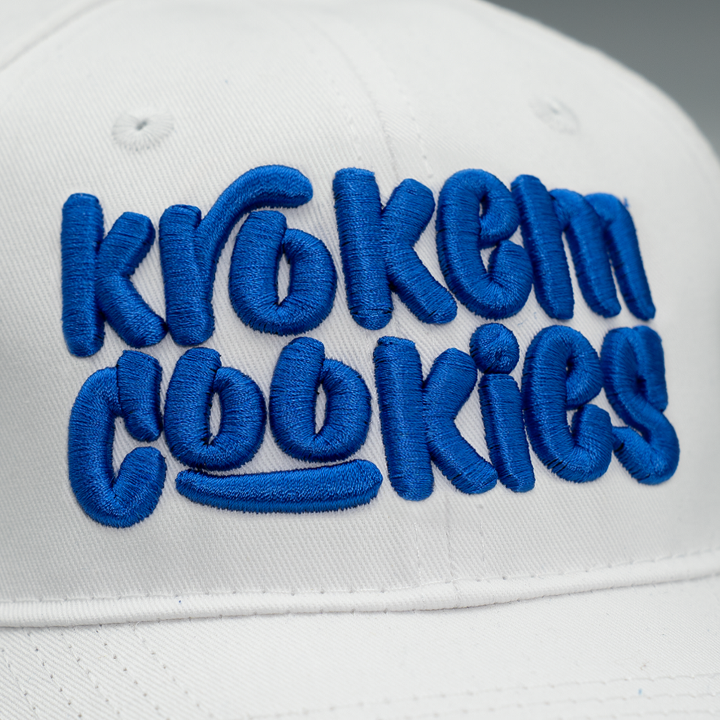 Krokem Cookies Cosmic White Cap (Low Profile) – 3D Embroidery LOGOTYPE