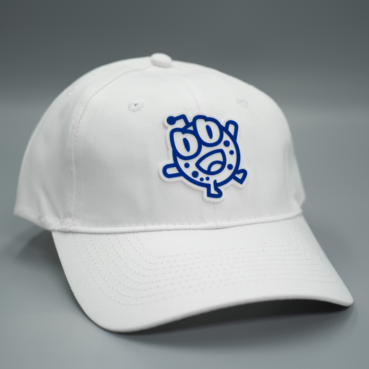 Krokem Cookies Cosmic WHITE Cap (Low Profile) – Rubber Patch KRODY