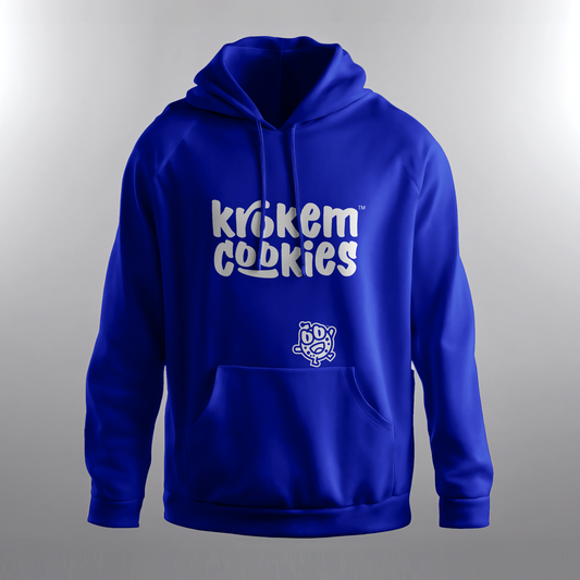 Krokem Cookies BLUE Cosmic Hoodie – LOGOTYPE Limited Edition
