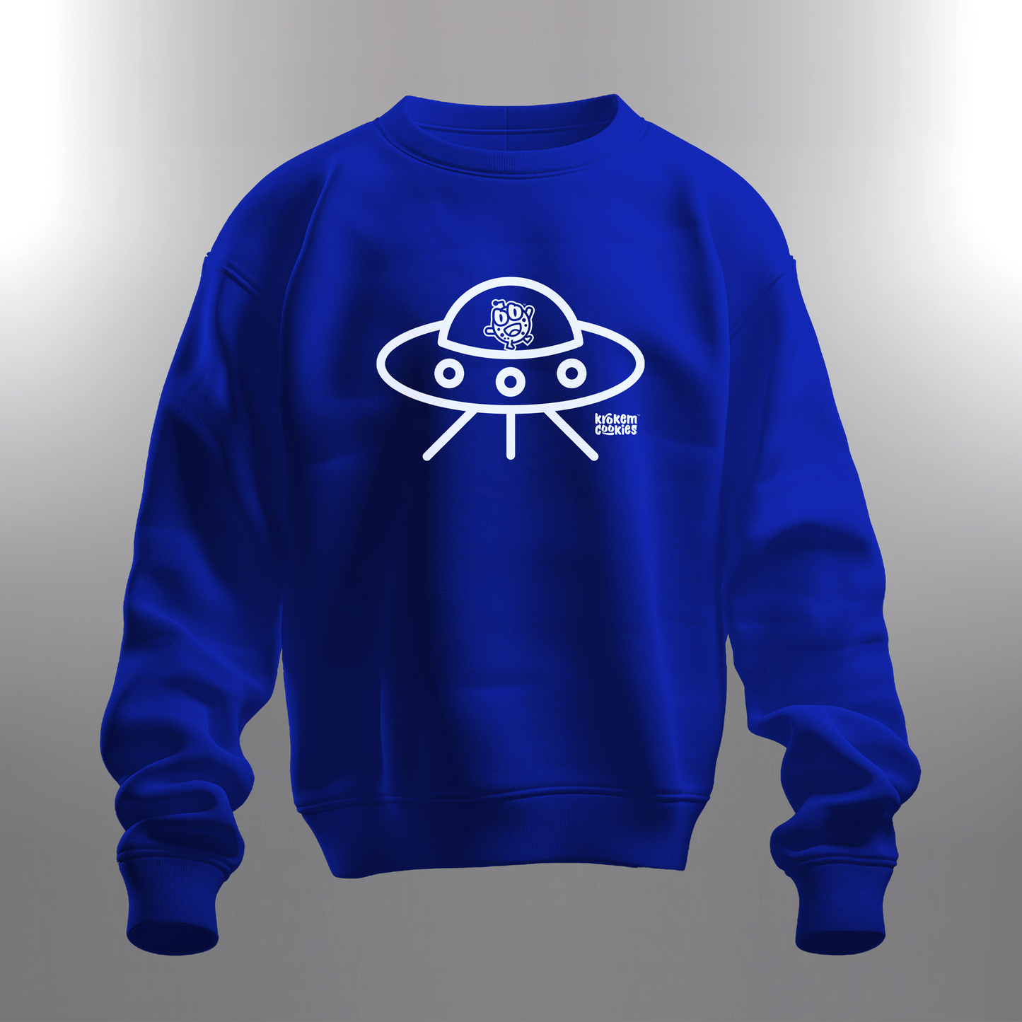 Krokem Cookies BLUE Cosmic Sweatshirt – SPACESHIP Limited Edition