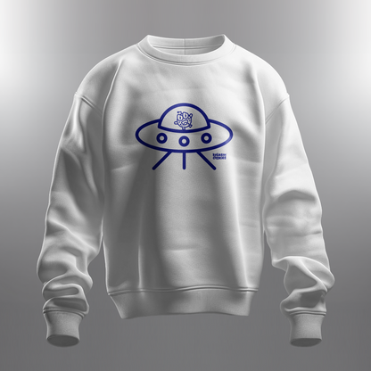 Krokem Cookies WHITE Cosmic Sweatshirt – SPACESHIP Limited Edition