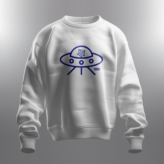 Krokem Cookies WHITE Cosmic Sweatshirt – SPACESHIP Limited Edition