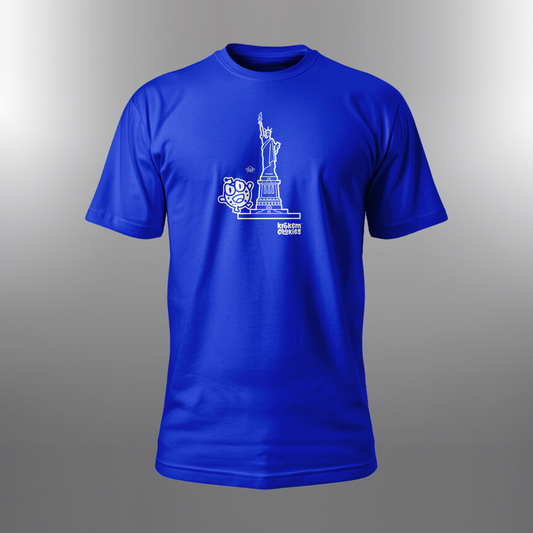 Krokem Cookies BLUE Cosmic Modern T-shirt – LYBERTY Limited Edition
