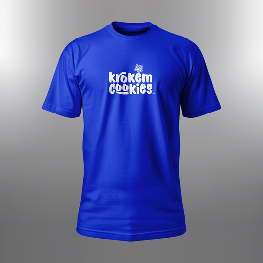 Krokem Cookies BLUE Cosmic Modern T-shirt – LOGOTYPE Limited Edition