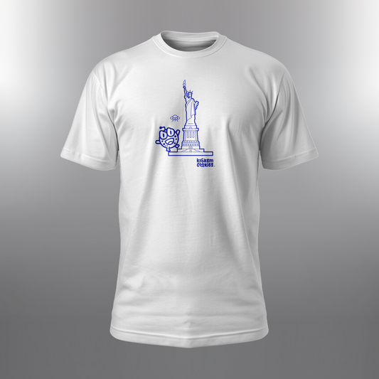 Krokem Cookies WHITE Cosmic Modern T-shirt – LIBERTY Limited Edition
