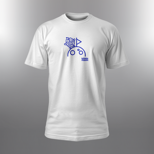 Krokem Cookies WHITE Cosmic Modern T-shirt – PLANET Limited Edition